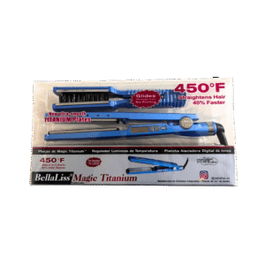 Plancha Clasica + Cepillo Bellaliss 1/4 placa delgada